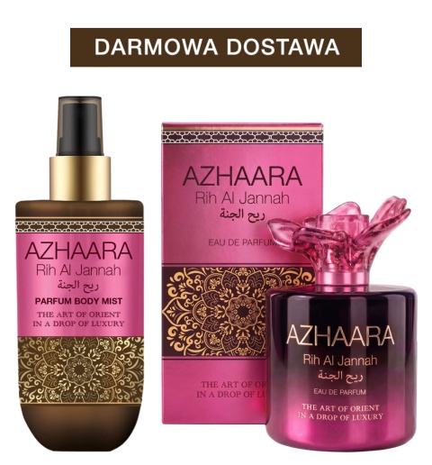 Zestaw AZHAARA Rih Al Jannah EDP 100ml + Mgiełka 250 ml